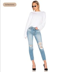 GRLFRND Karolina High-Rise Skinny in Bay Blues